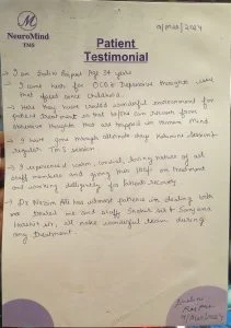 Patient Testimonial 20