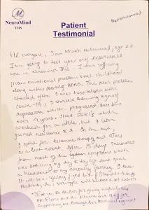 Patient Testimonial 4