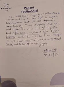 Patient Testimonial 43