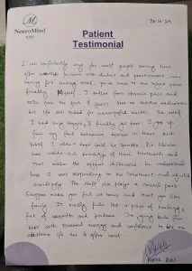 Patient Testimonial 6