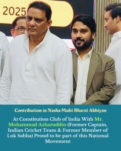 CONTRIBUTION IN NASHA MUKT BHARAT ABHIYAN