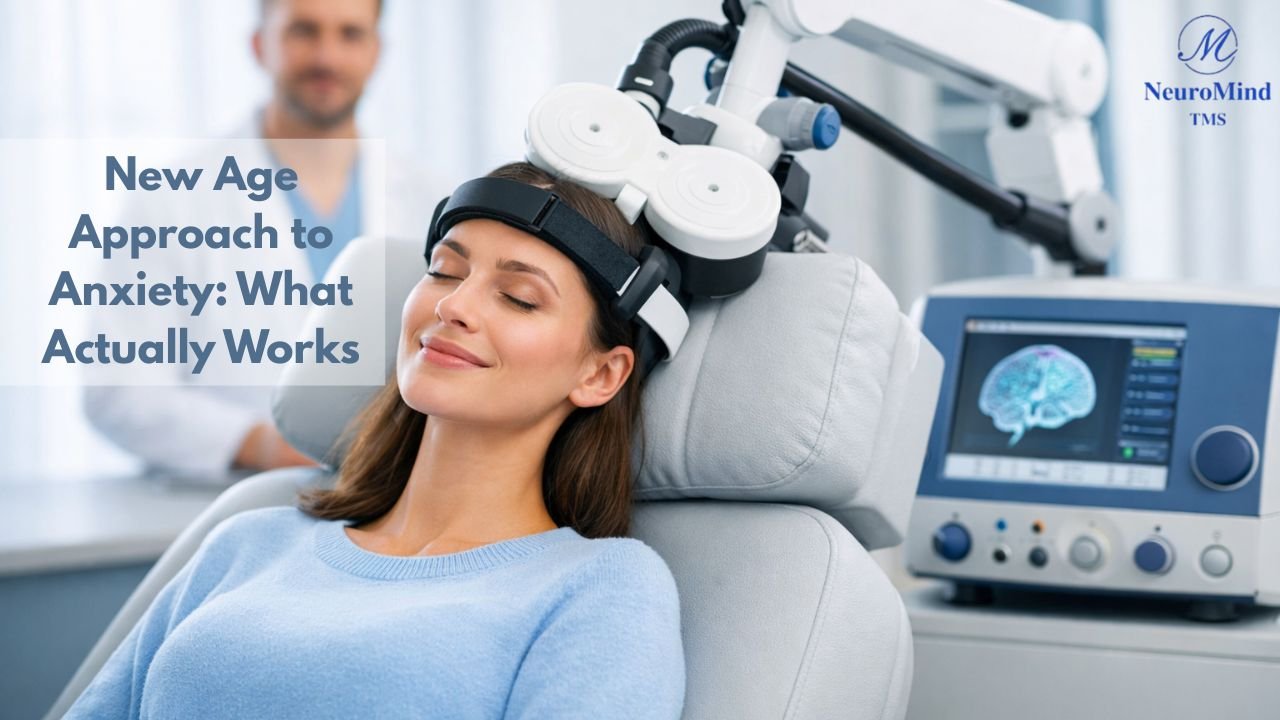TMS therapy for anxiety treatment at TheNeuroMind clinic