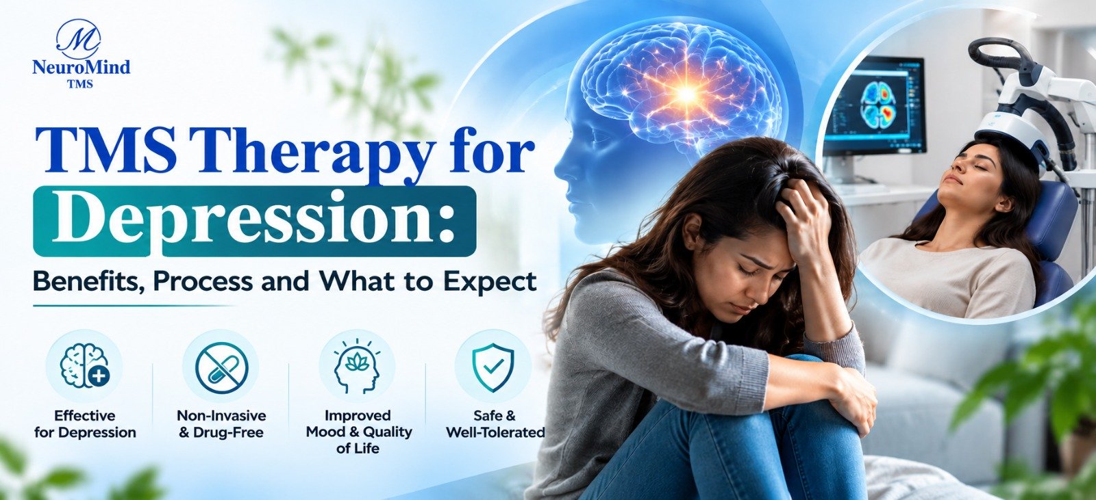 TMS Therapy for Depression: Benefits, Process and What to Expect